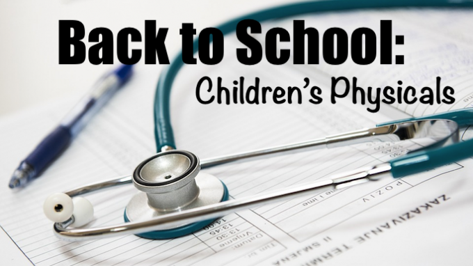 Back to school physicals